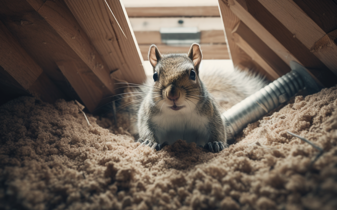 How can I protect my roof vents from squirrels?